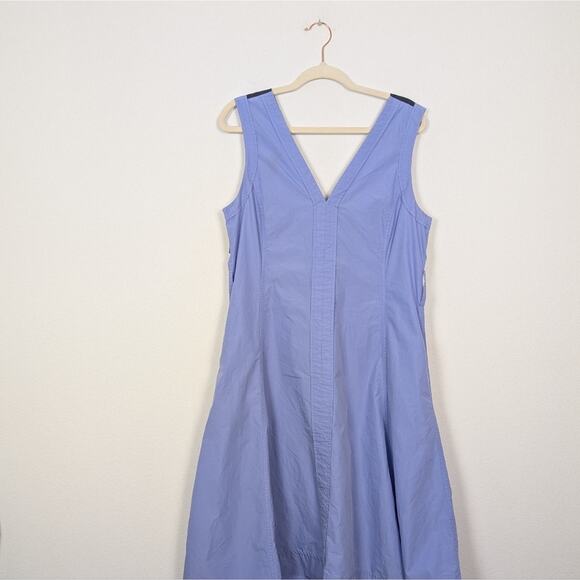 3.1 Phillip Lim Hyacinth Midnight Poplin Sleeveless Dress Size 10 - Picture 3 of 12